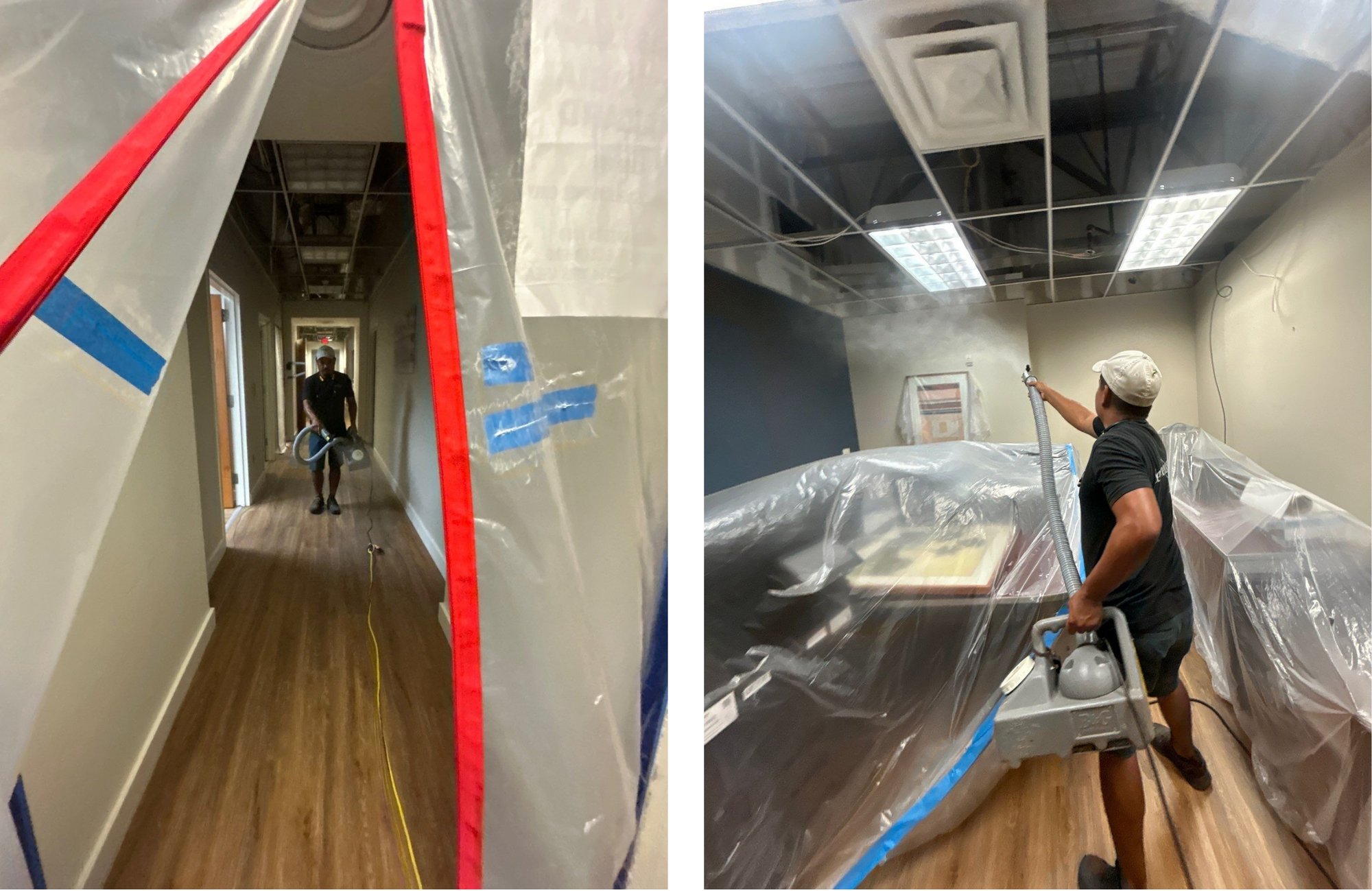 Containment Barriers-Distribution Center-Commercial Remediation-Large Loss