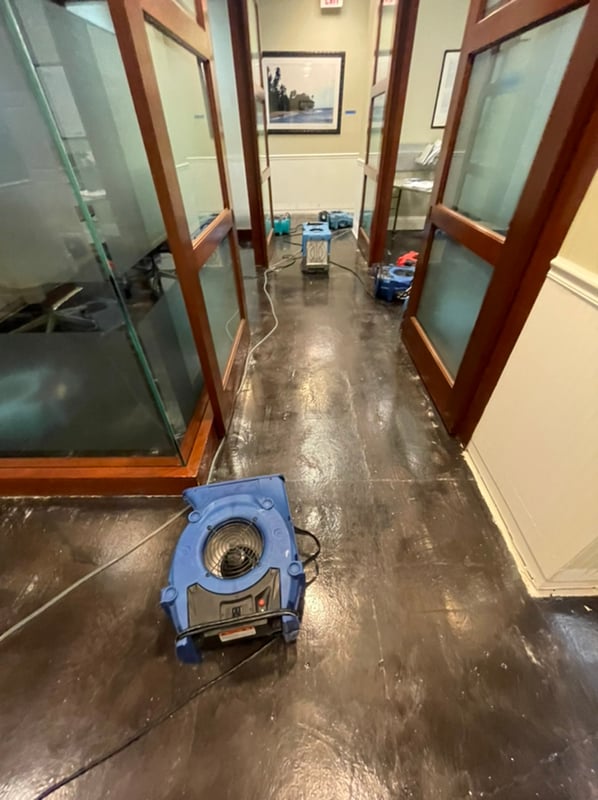 CPA Office-Flooding-Commercial-Water-Restoration -Health-Safety