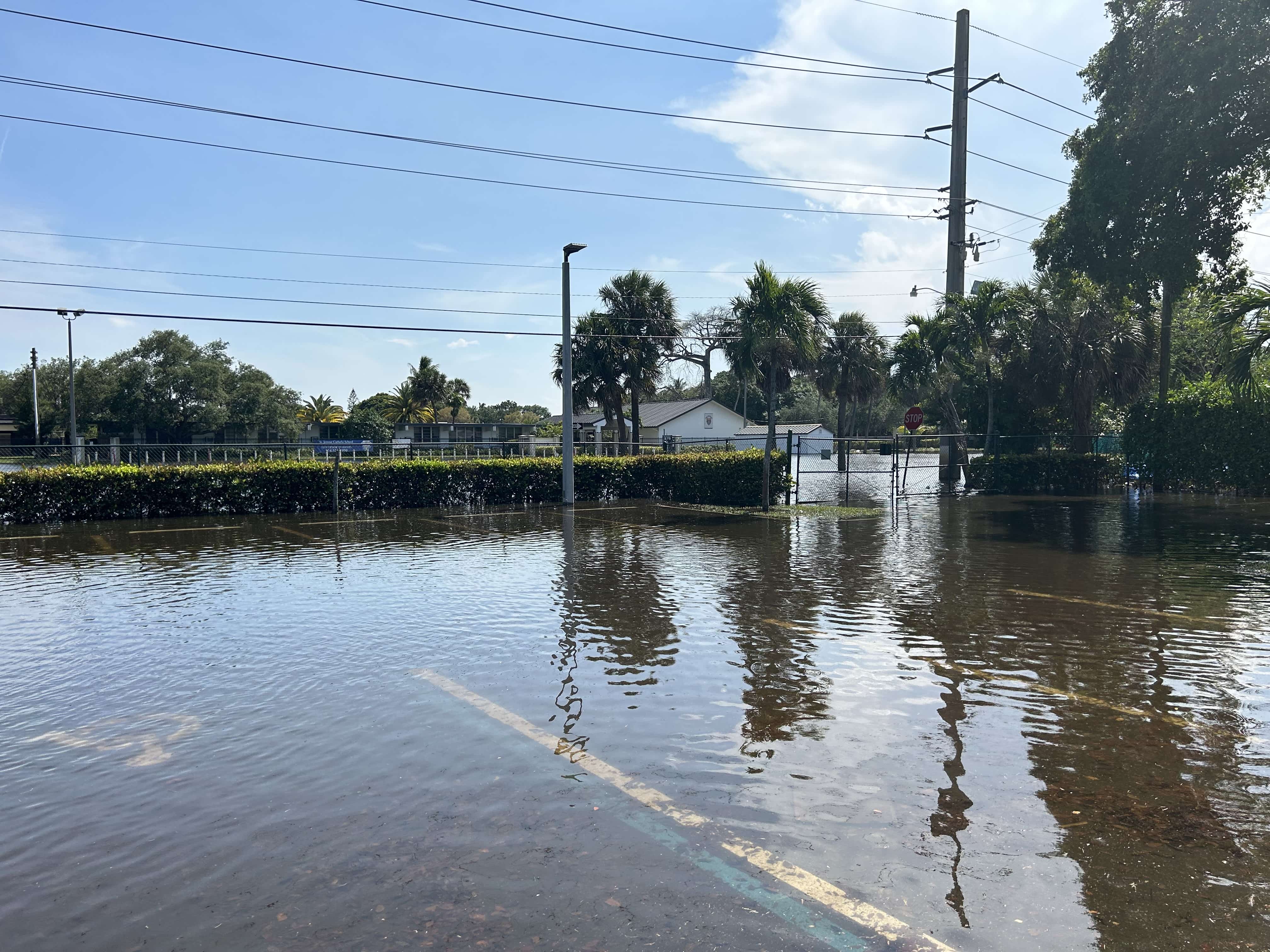 Flooded Parking Lot-min